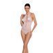 Бодістокінг з декольте Passion BS088 white, імітація корсетної шнурівки SO6384 фото 1