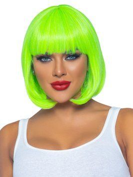 Перука Leg Avenue 12&Prime; Neon short bob wig Neon Green SO8595 фото