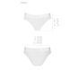 Трусики з прозорою вставкою Passion PS002 PANTIES white, size M SO4196 фото 5
