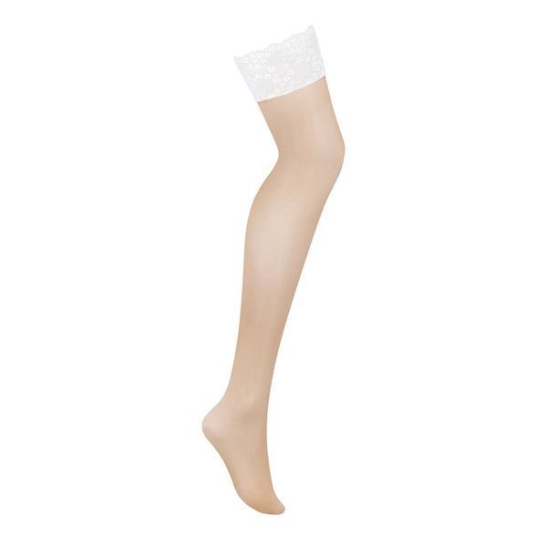 Панчохи Obsessive Heavenlly stockings XS/S, широка резинка SO8181 фото