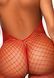 Бодістокінг Leg Avenue Racer neck bodystocking Red SO9158 фото 4